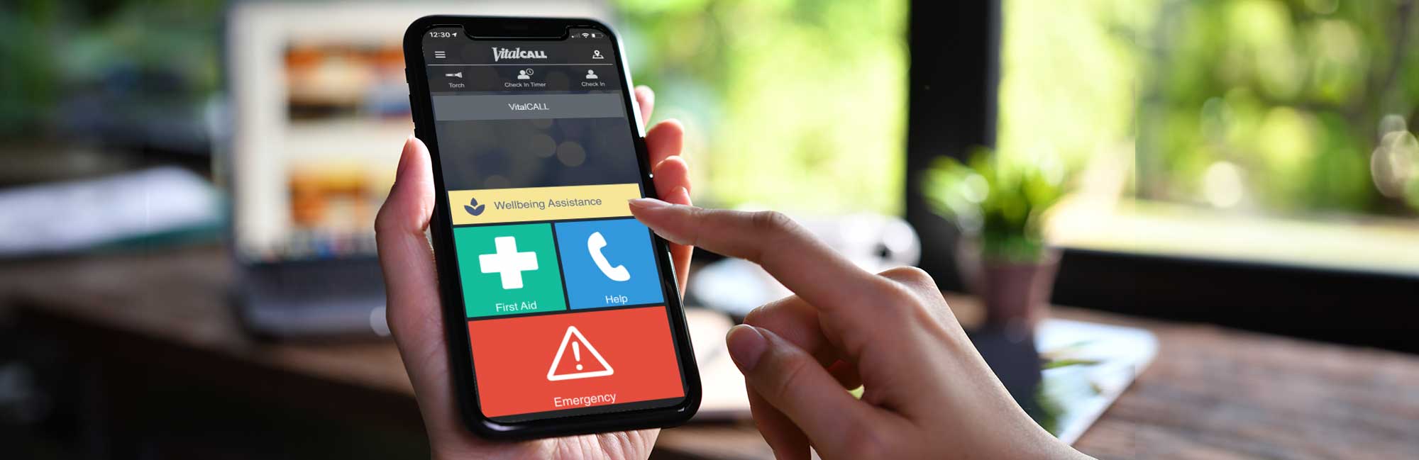 VC SafeZone App VitalCALL SafeZone CriticalArc